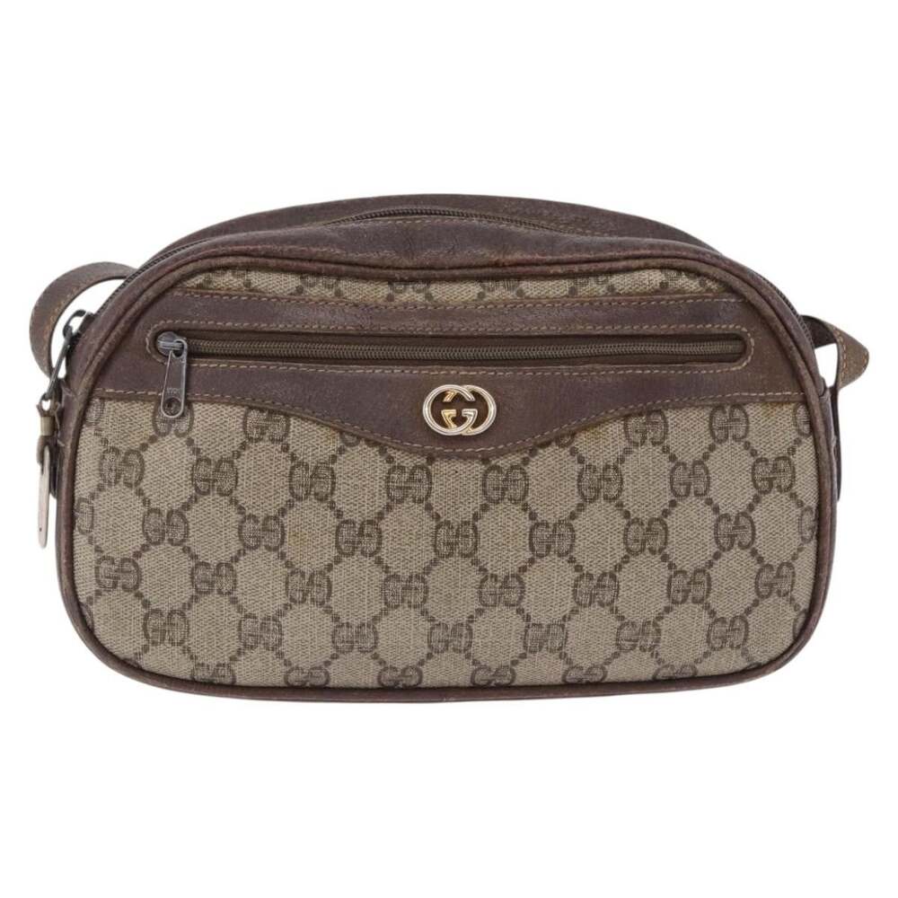 Gucci GG Supreme Shoulder Bag 001 Beige
